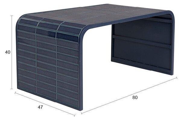 Синя керамична масичка за кафе 47x80 cm Tiles – Zuiver