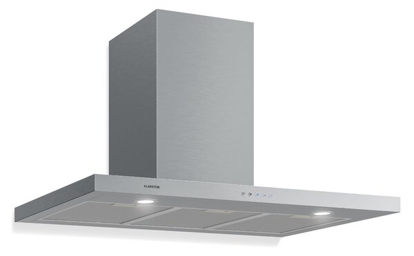 Klarstein Limelight, абсорбатор, 90 см, абсорбаторза стена, 600 m³ / h, неръждаема стомана