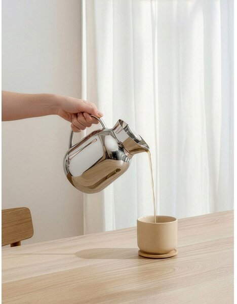 Термо кана от неръждаема стомана в сребрист цвят 1,2 l Amphora – Stelton