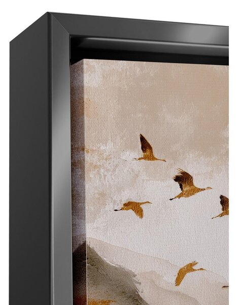 Печатна картина с включена рамка 60x80 cm Golden Peaks II – Styler