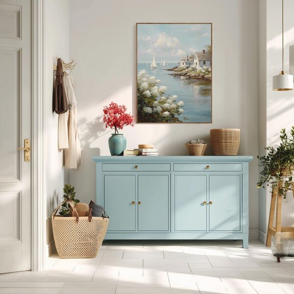 Печатна картина с включена рамка 60x80 cm Quiet Bay – Styler