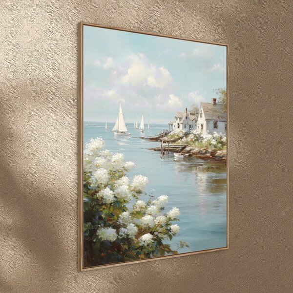 Печатна картина с включена рамка 60x80 cm Quiet Bay – Styler