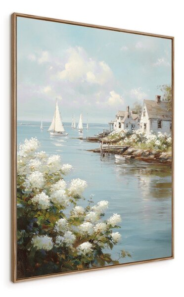 Печатна картина с включена рамка 60x80 cm Quiet Bay – Styler