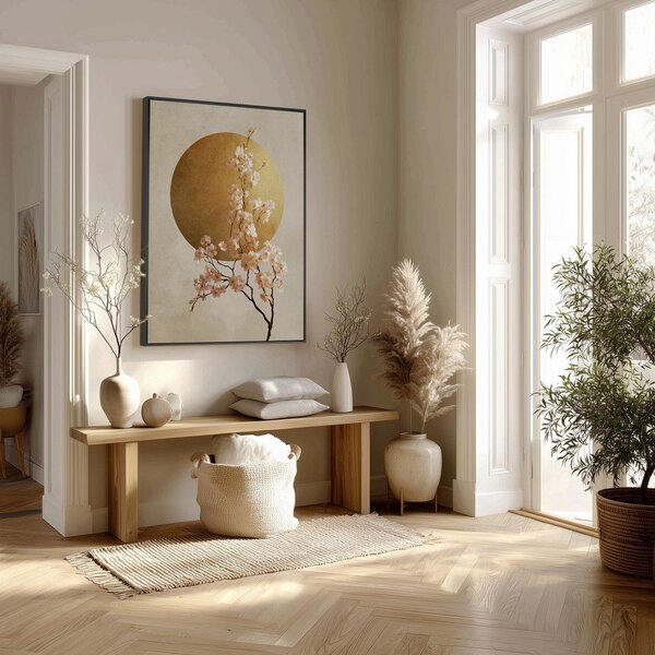Печатна картина с включена рамка 60x80 cm Cherry Blossoms – Styler