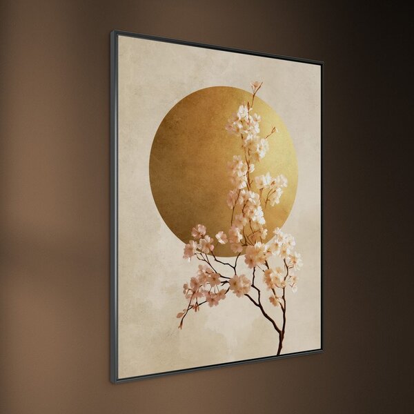 Печатна картина с включена рамка 60x80 cm Cherry Blossoms – Styler