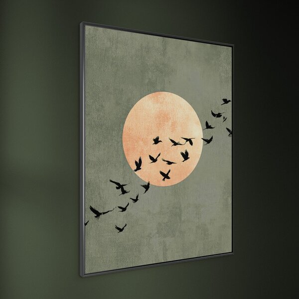 Печатна картина с включена рамка 60x80 cm Midnight Flight – Styler