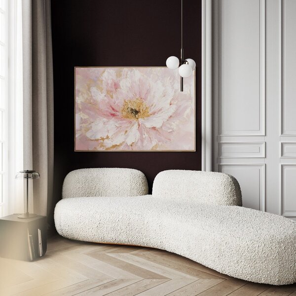 Печатна картина с включена рамка/върху платно 100x70 cm Floral Whispers – Styler