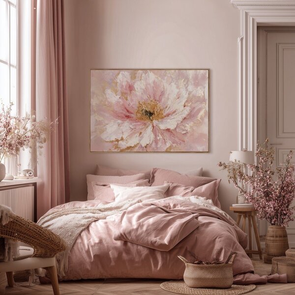 Печатна картина с включена рамка/върху платно 100x70 cm Floral Whispers – Styler