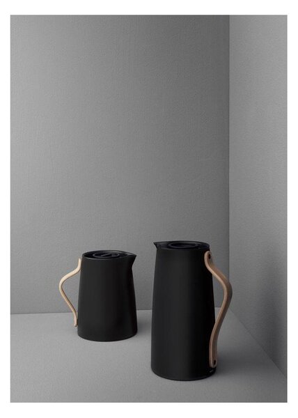 Черна термо кана от неръждаема стомана 1,2 l Emma – Stelton
