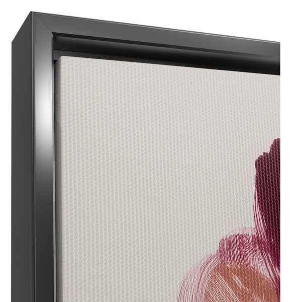 Печатна картина с включена рамка/върху платно 70x100 cm Burgundy Blooms – Styler