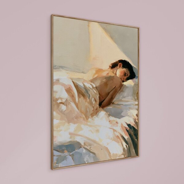 Печатна картина с включена рамка/върху платно 70x100 cm Dreamy Rays – Styler