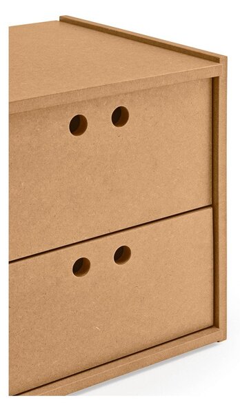 Шкафче в естествен цвят 40x118x40 cm Wally – Teulat