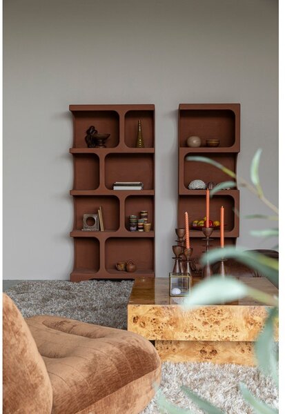 Теракотена библиотека 60x181x37 cm Dundee – Dutchbone