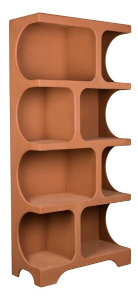 Теракотена библиотека 85x180x37 cm Dundee – Dutchbone