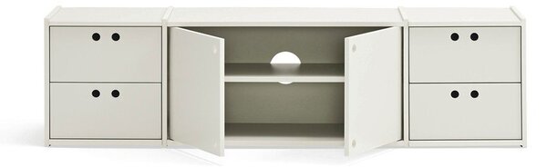 Кремава маса за телевизор 157x42x40 cm Wally – Teulat