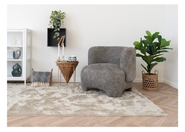 Синьо одеяло от рециклиран памук 130x180 cm Izmir – House Nordic