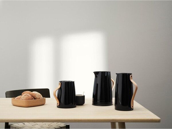 Черна електрическа кана от неръждаема стомана 1,2 l Emma – Stelton