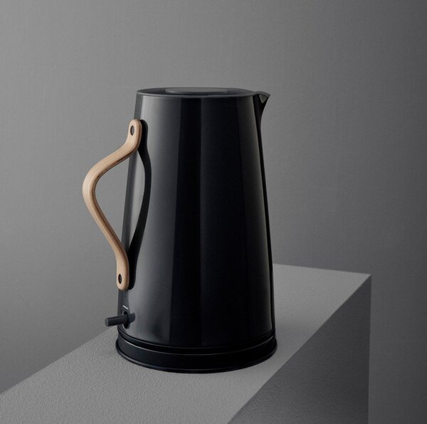 Черна електрическа кана от неръждаема стомана 1,2 l Emma – Stelton