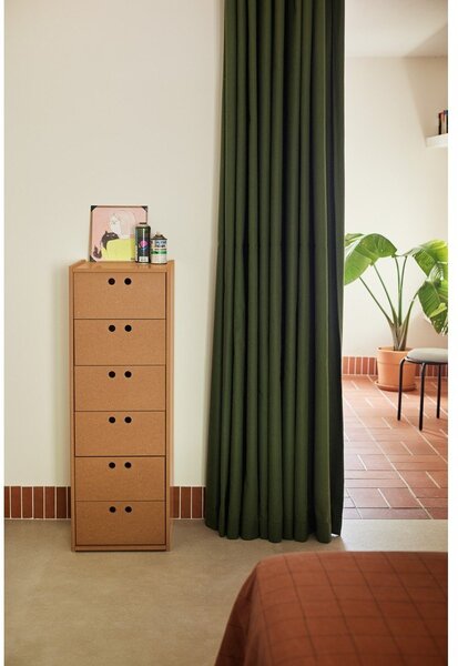 Шкафче в естествен цвят 40x118x40 cm Wally – Teulat