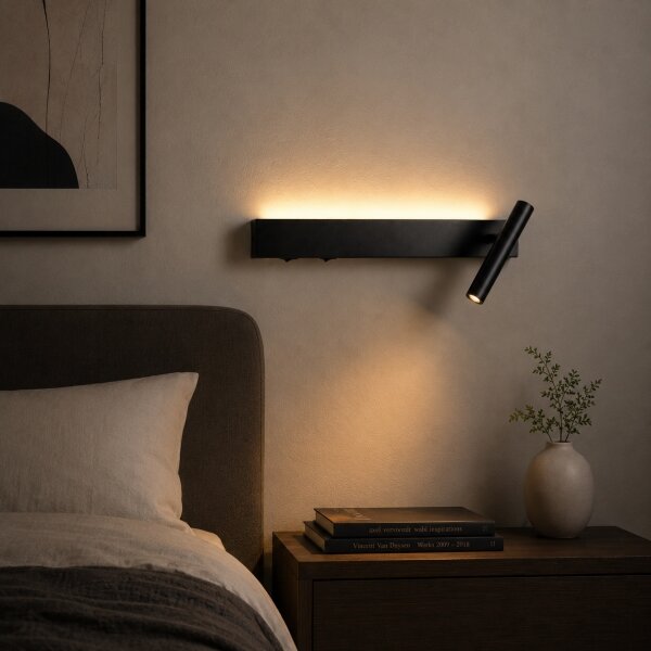 Brilagi - LED стенен точков осветител ARLIX LED/3W/230V + LED/7W черен CRI 90