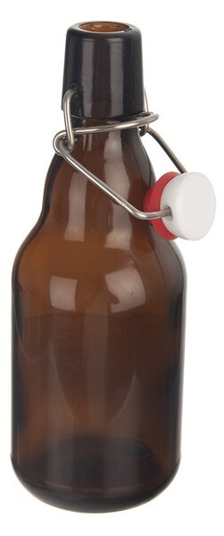 Кафява стъклена бутилка 350 ml – Orion