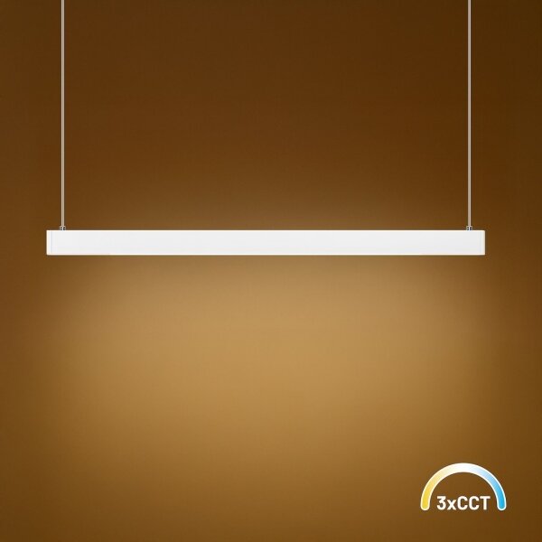 LED полилей на кабел LINEA LED/36W/230V 3000/4000/5700K CRI 90 бял