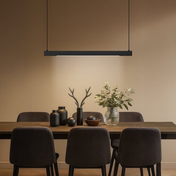 LED полилей на кабел LINEA LED/36W/230V 3000/4000/5700K CRI 90 черен