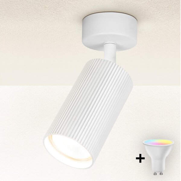 Brilagi - LED RGBW димируемо точково осветително тяло SELE MODERN 1xGU10/4,8W/230V бяло