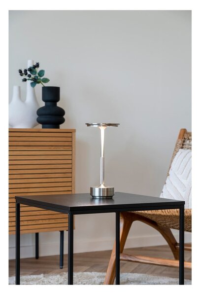 LED настолна лампа в сребрист цвят (височина 28,5 cm) Lyneham – House Nordic