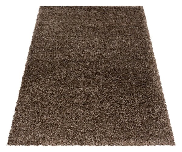 Тъмнокафяв килим 60x110 cm Fluffy – Ayyildiz Carpets