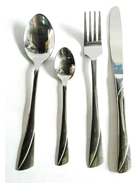 Комплект прибори за хранене Bohmann BH 5946 MR, 72 бр, Куфар, Инокс
