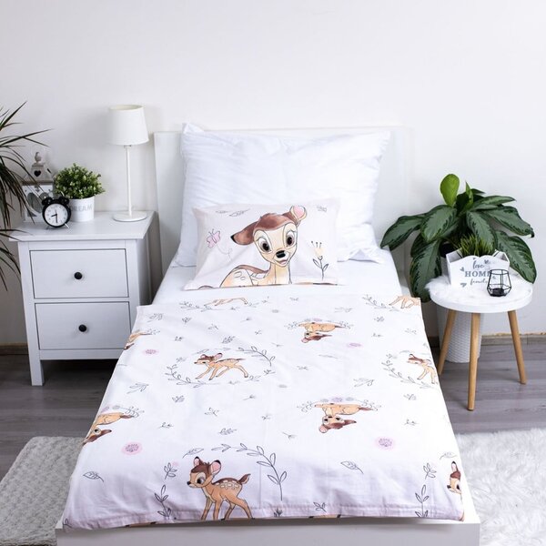 Памучно детско спално бельо за детско креватче 100x135 cm Bambi "Beige" – Jerry Fabrics