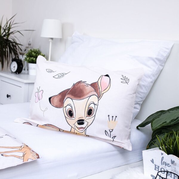 Памучно детско спално бельо за детско креватче 100x135 cm Bambi "Beige" – Jerry Fabrics