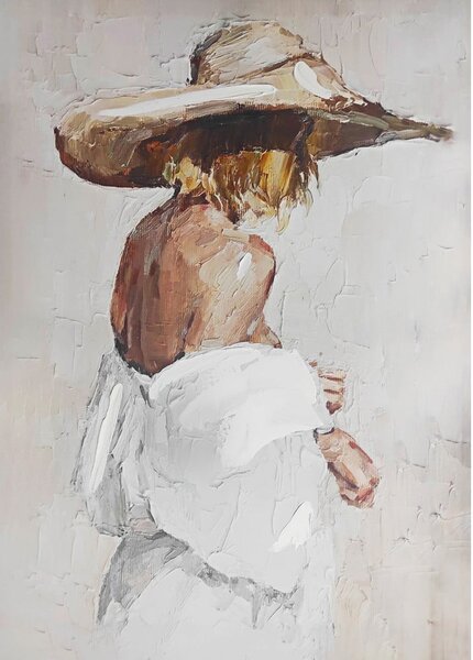 Картина с ръчно рисувани елементи 70x100 cm Charlotte – Styler