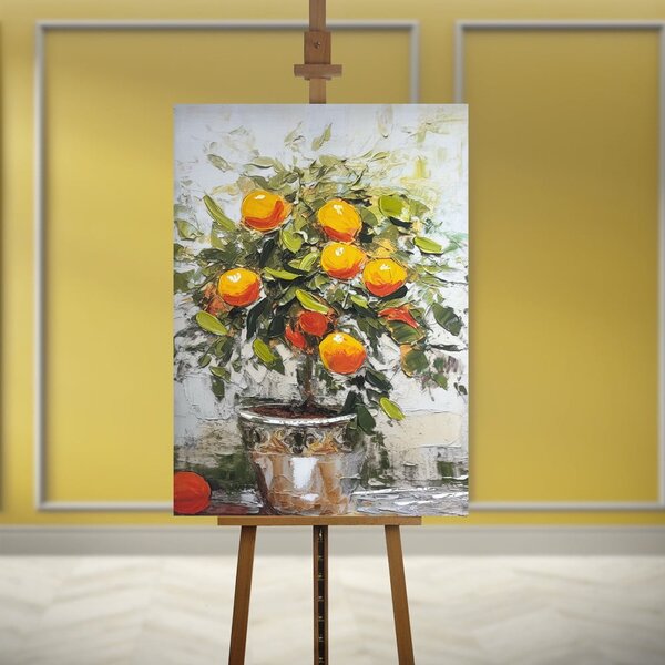Картина с ръчно рисувани елементи 70x100 cm Oranges – Styler