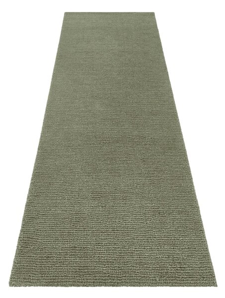 Тъмнозелена покривка , 80 x 250 cm Supersoft - Mint Rugs