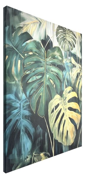 Картина с ръчно рисувани елементи 70x100 cm Monstera – Styler