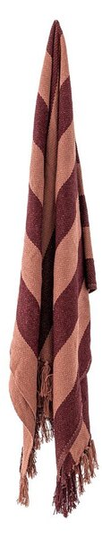 Бордо одеяло от рециклиран памук 130x160 cm Frello – Bloomingville