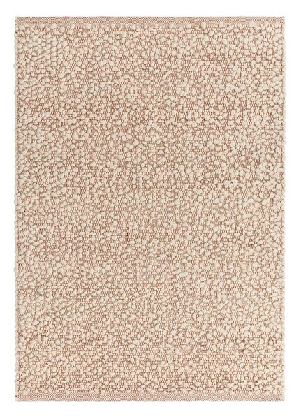 Бежов ръчно изработен килим със смес от вълна 120x170 cm Claude – MADE