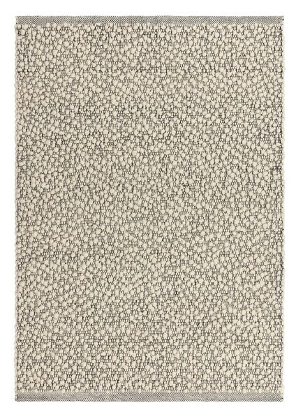 Сив ръчно изработен килим със смес от вълна 120x170 cm Claude – MADE