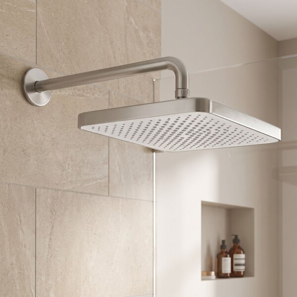Правоъгълна душ пита REA JS-032 Brushed Nickel
