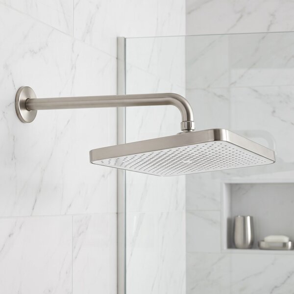 Правоъгълна душ пита REA JS-032 Brushed Nickel