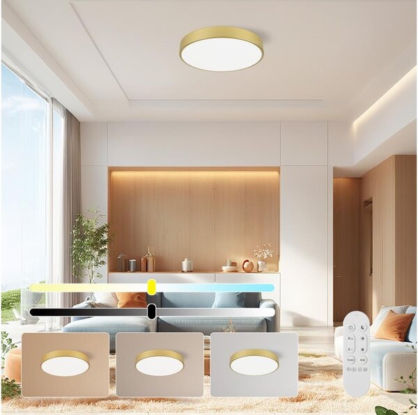 Immax NEO 07292L - LED+CCT димируем плафон SEMPLICI 36W/230V Ø 40 см + дистанционно управление