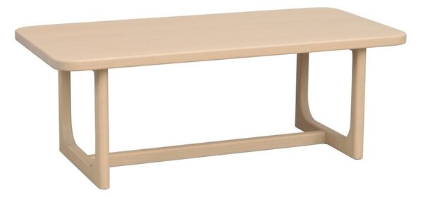 Масичка за кафе с дъбов плот в светло естествен цвят 50x103 cm Driscoll – Rowico