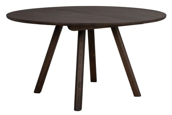 Кръгла сгъваема трапезна маса от масивен дъб ø 140 cm Clapperton – Rowico