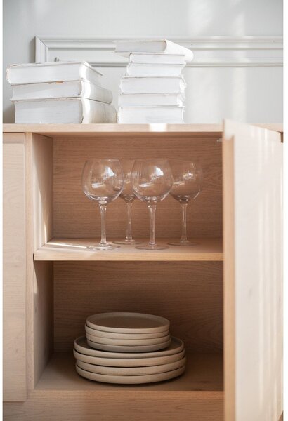 Скрин от декор от дъб в светло естествен цвят 180x70x40 cm Melstone – Rowico