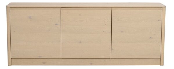 Скрин от декор от дъб в светло естествен цвят 180x70x40 cm Melstone – Rowico