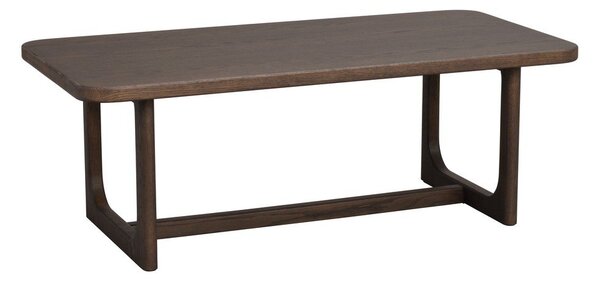 Масичка за кафе с дъбов плот в тъмно естествен цвят 50x103 cm Driscoll – Rowico