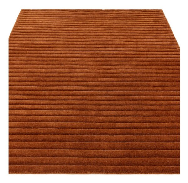 Теракотен ръчно изработен вълнен килим 120x170 cm – Asiatic Carpets
