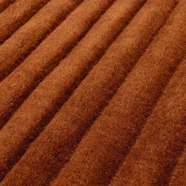 Теракотен ръчно изработен вълнен килим 120x170 cm – Asiatic Carpets